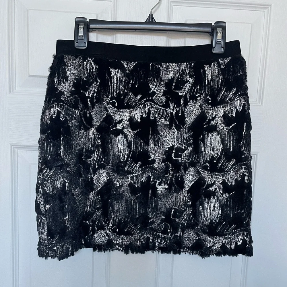 Zara W&B Minirock Embellished Skirt - Picture 2 of 6